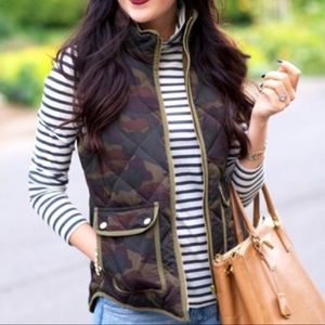 J. Crew Camouflage Vest
